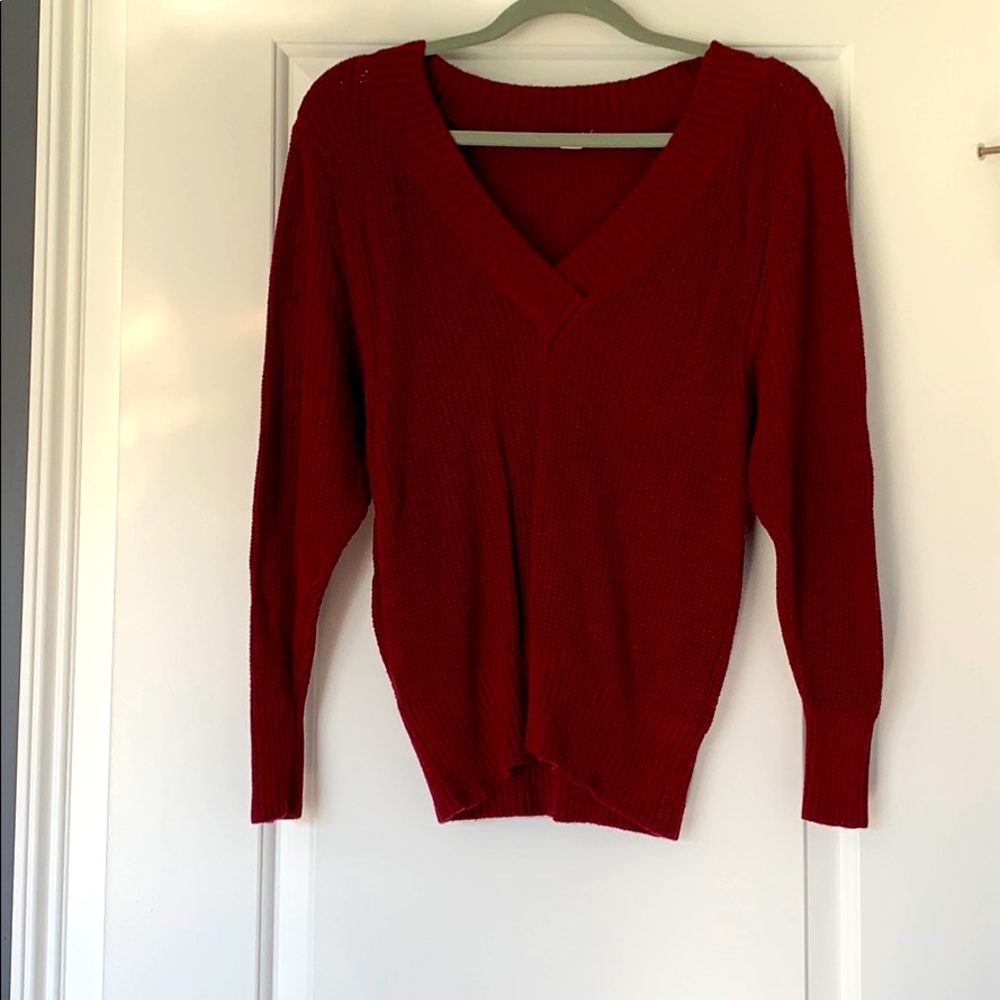 Garage: V- neck Sweater (Size: XS)